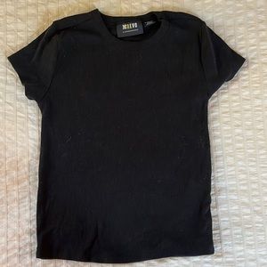 Maeve ribbed crop T-shirt XS